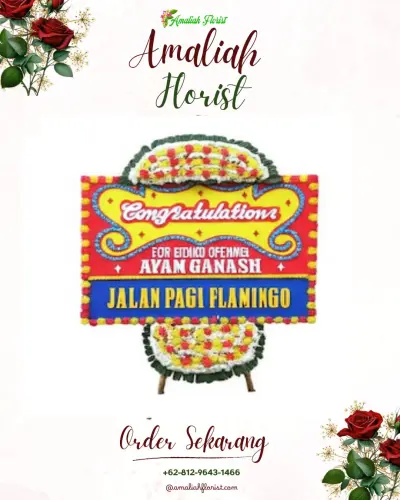 Bunga Papan Congratulation di Sirukem